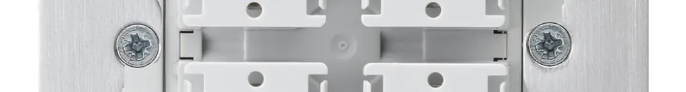 Inserto pulsante per tapparel.HA con 4 tasti con piastra di fissaggio 