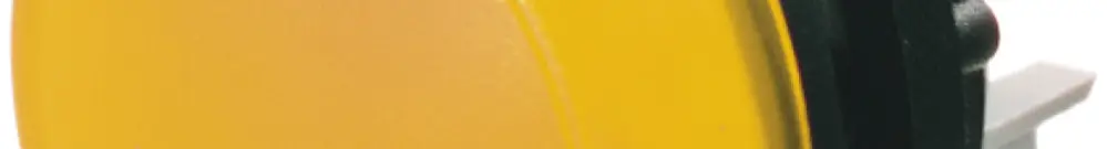 Tête ETN pour lampe témoin 22.5mm jaune 