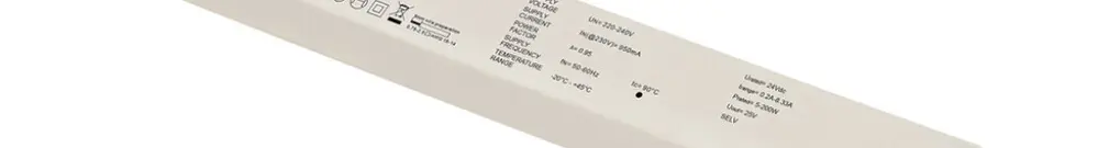 Convertitore LED SLV LADV200W24-Z, 200W 24VDC max. 8330mA, DALI 