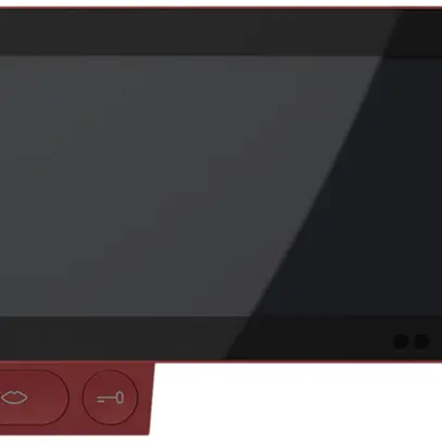 AP-Innenstation Video Axiom In-Home 7" Touchscreen Bedienung Türöffner rot 