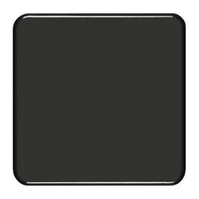 Plaque de recouvrement 2×2 sans alésage noir 