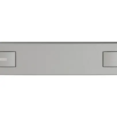 Poussoir 1/4 EDIZIO.liv SNAPFIX® p.KNX&UNI a.LED comm.à 2 touches grc 
