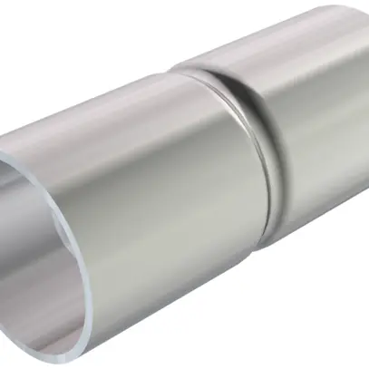 Manicotto ad innesto Bettermann per tubo alluminio M32 senza filetto 
