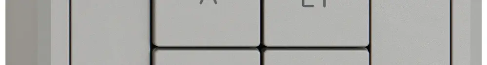 Stazione secondaria tapparelle AP EDIZIO.liv Wiser SNAPFIX® 1 scena 4 tasti grc 