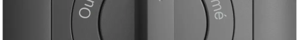Kit frontal EDIZIOdue Ouvert->I<-Fermé gris foncé 88×88mm pour contact pivotant 