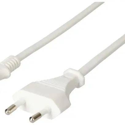 Apparatekabel MH, T26/C7, Tdlf 2×0.75mm² 1.8m, weiss 
