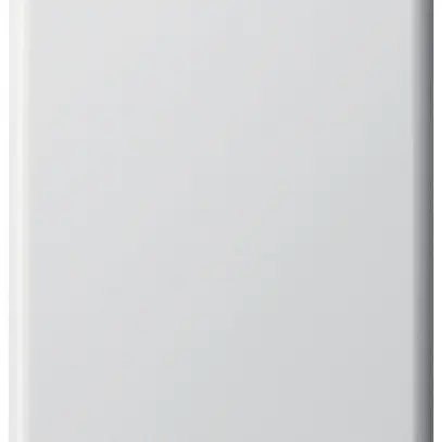 Placca di copertura basico 2×1 4 fori di fissaggio bianco 