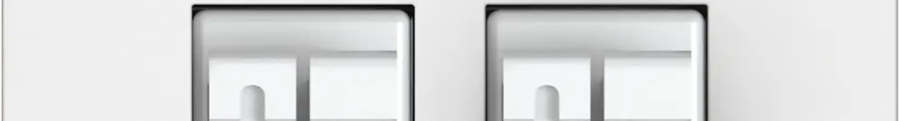 Prise audio EDIZIO.liv SNAPFIX® 2× bc 