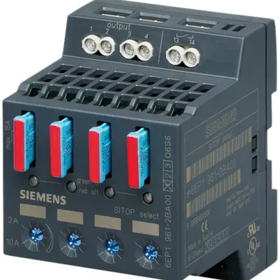 Diagnose Modul SITOP Select 4×24VDC selektiv je 2…10A 