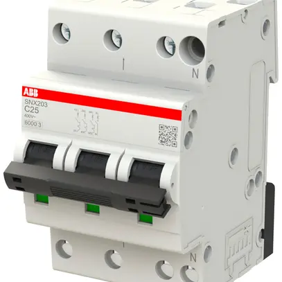 Disjoncteur ABB FlexLine 3LN 400V C 25A 6kA 3UM 