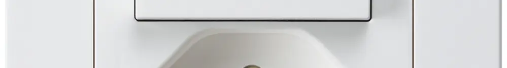 Combinazione luminosa INC 3/1P+T13 bianco kallysto.pro con protezione bambini 