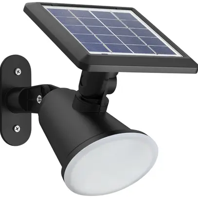 Applique LED Philips Jivix Solar SEN 1.4W 150lm 827 IP44 noir 