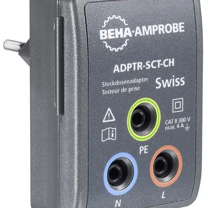 Adaptateur pour contrôle de prises Beha-Amprobe ADPTR-SCT-CH type 13 pour L-N-PE 
