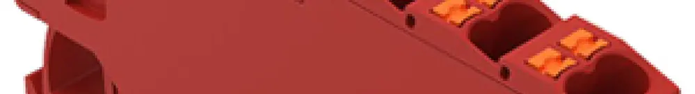 Morsetto di passaggio WAGO Contact TOPJOB S 1×6/6×1.5mm² Ex e II rosso 