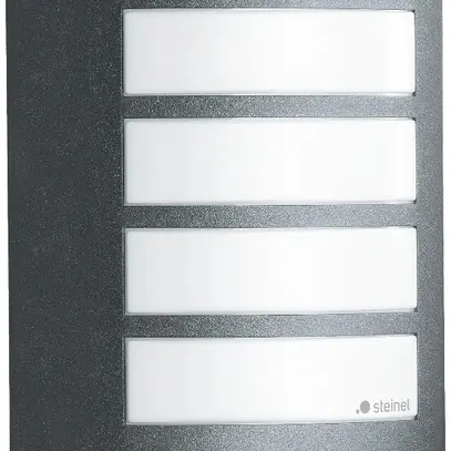 Applique Steinel L 12 M E27 60W IP44 108×155×272mm anthracite 