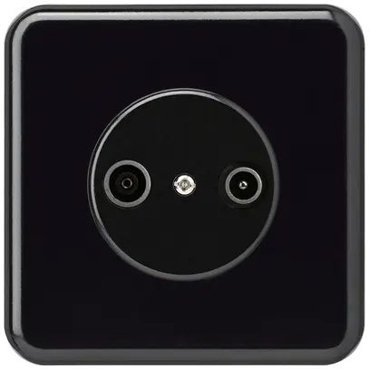 Presa di passaggio INC basico TV-R 23dB nero 
