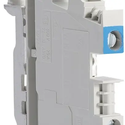 Borne à 3 étages Hager 4mm², L/N/PE, à vis 