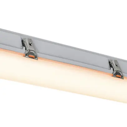 Plafonnier/applique LED SLV IMPERVA 120 CW 40W 4200lm 3000K IP66 1200mm gris 