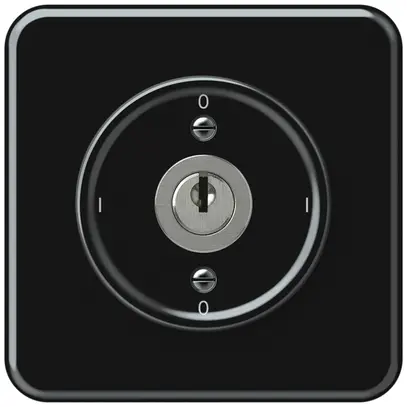Interruttore a chiave INC origin interruttore 0/1L 16A 250V 0-I-0-I 92×92mm nero 