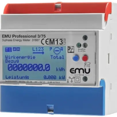 Compteur d'énergie AMD EMU 3L 230/400VAC 75A KNX 