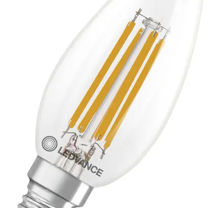 Lampe LED LEDVANCE CLASSIC B E14 3.4W 470lm 827 VAR B10.5 clair Ø35×97mm 