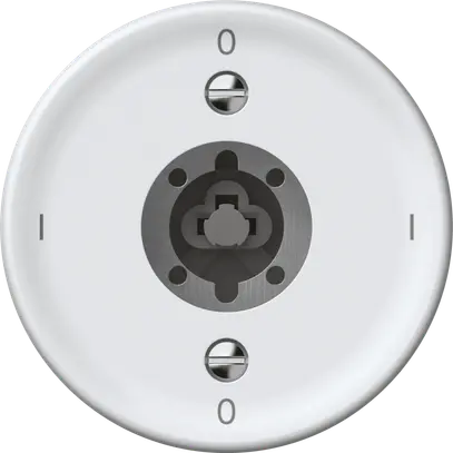 Interruttore a chiave origin interruttore 0/3L 16A 250V 0-I-0-I 60×60mm bianco 