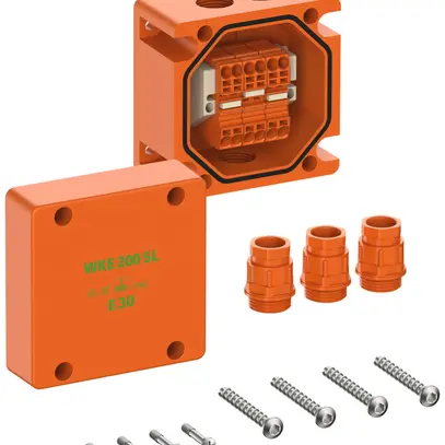 Boîte de dérivation AP Spelsberg WKE 203 SL 115×115mm×93mm IP66 orange 