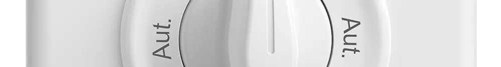 Kit front. Aut.-Manuale-Aut.- Manuale STANDARDdue 90×90mm, bianco 