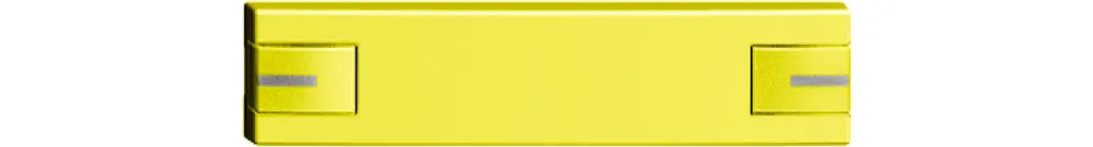 Tasto 1/4 KNX/elettronic.c.LED EDIZIOdue 2×comando simplice lemon 
