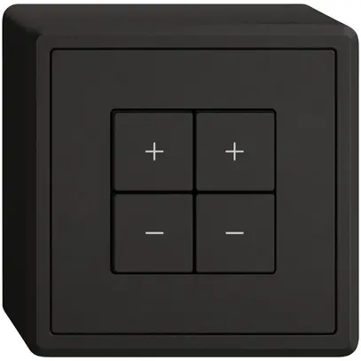 AP-Nebenstelle Dimmer EDIZIO.liv Wiser SNAPFIX® 2 Kanal 4 Tasten WLAN sz 