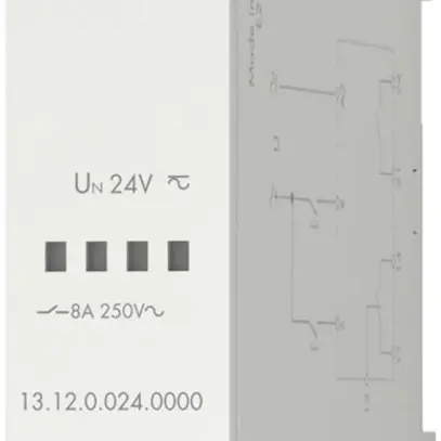 Relais d'appel-confirmation Finder, 1CO + 1NO, 12VAC/DC 