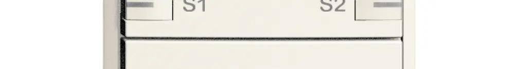 Kit frontal ON-OFF scène 1c/2t ZEP 60×60mm blanc 