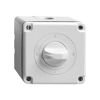 Interruttore rotativo NAP FH 16A interruttore 0/1L 0-I-0-I, c.manopola, grc 