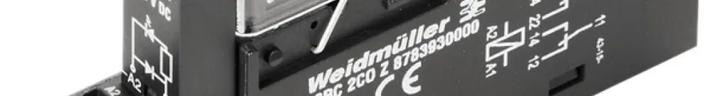 Accoppiatori relè RIDERSERIES RCI 24VDC LED verde 2C guida forz.250VAC 6A molla 
