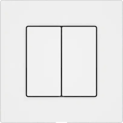 Station sec.interrupteur EDIZIO.liv Wiser SNAPFIX® 2 canaux 2 touches bc 