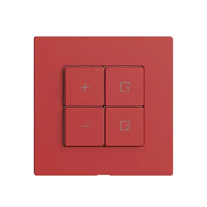 Comando per dimmer 1c scena/4t Edue Wiser berry 