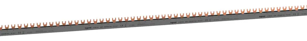 Pettine di raccordo HX³standard 3P 3Ph forca 16mm² 80A 1016mm grigio 