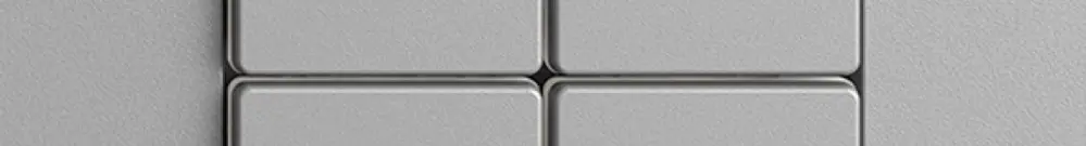 Stazione secondaria 1K/4T per dimmer scena Edue Wiser silver 