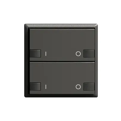 Kit frontal ON-OFF 2c/2t ZEP 60×60mm noir 