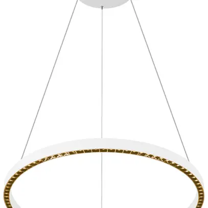 Lum.suspendu LED SLV ONE CUBE 80W 6000lm 930 DALI direct/indirect Ø805 blanc 