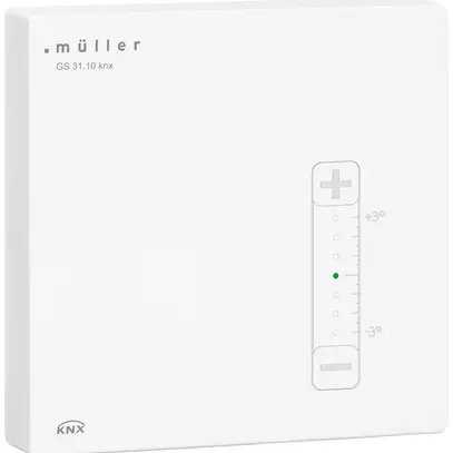 Multisensore KNX AP müller GS 31.11 paa/ur/temp/pr 5×DI/AI regolatore bianco 
