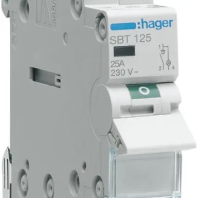 REG-Ausschalter Hager SBT 25A 230V 1 Schliesser 0 Öffner 1 Wechsler 