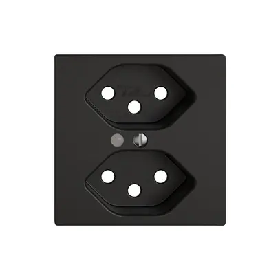 Kit di montaggio EDIZIO.liv SNAPFIX® per presa 2×T13 con lente frontale ne 