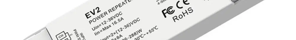 Amplificatore LED DOTLUX EV2 IP20 576W 12…36V 2×8A 