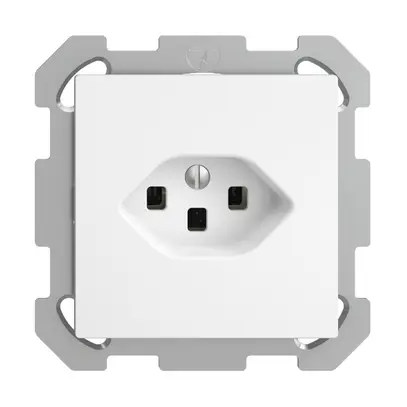 Presa INC EDIZIOdue T23 16A bianco, con morsetti innest. 