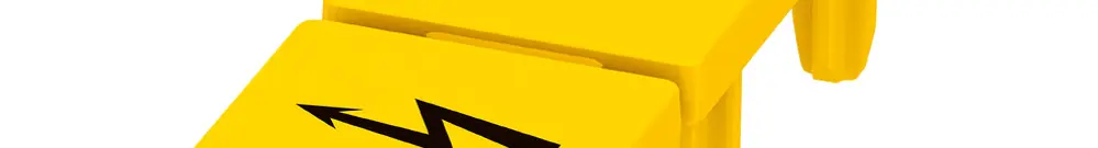 Warnschild PX WS PT 10 Blitzpfeil 10.2mm gelb/schwarz 