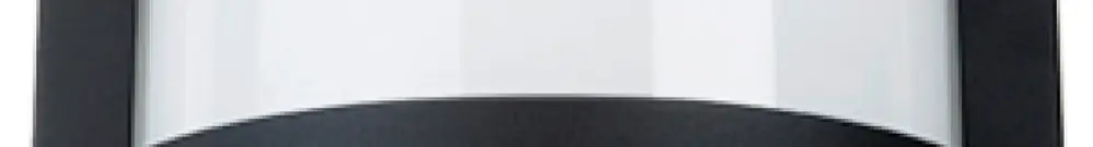 Applique LED SG Largo 10W 550lm 830 IP65 REG 240×240×112mm nero 