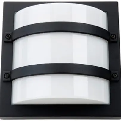 Applique LED SG Largo 10W 550lm 830 IP65 REG 240×240×112mm nero 