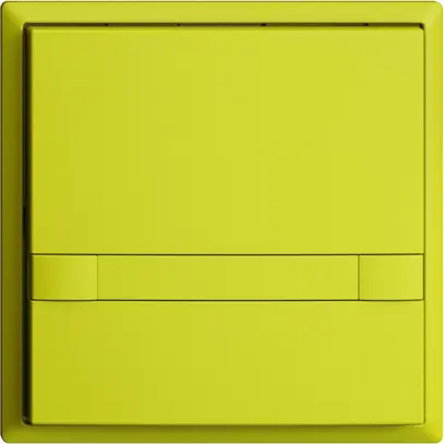 Poussoir ENC KNX 1× EDIZIOdue colore lemon RGB sans LED avec insert papier 