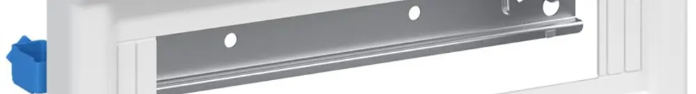 Kit d.rallonge ABB p.UK612 avec recouvrement, support d'appareils et bornes N/PE 